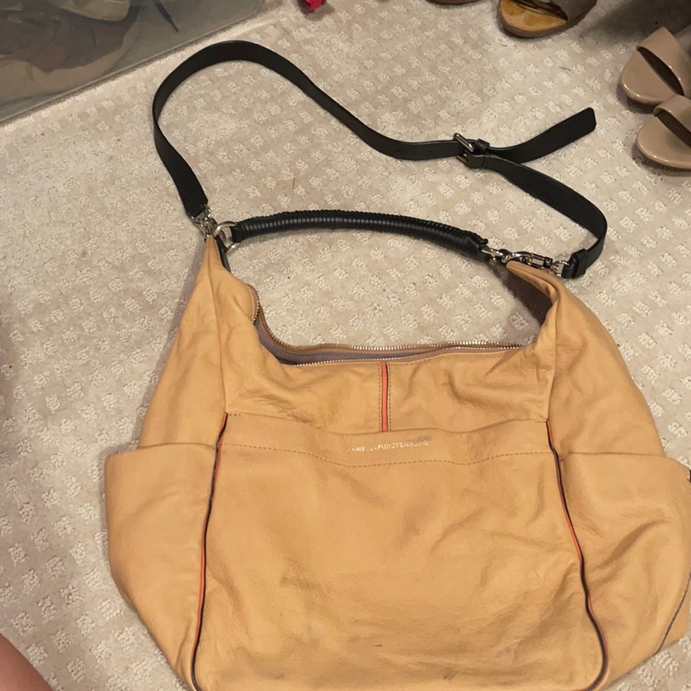 DVF leather purse